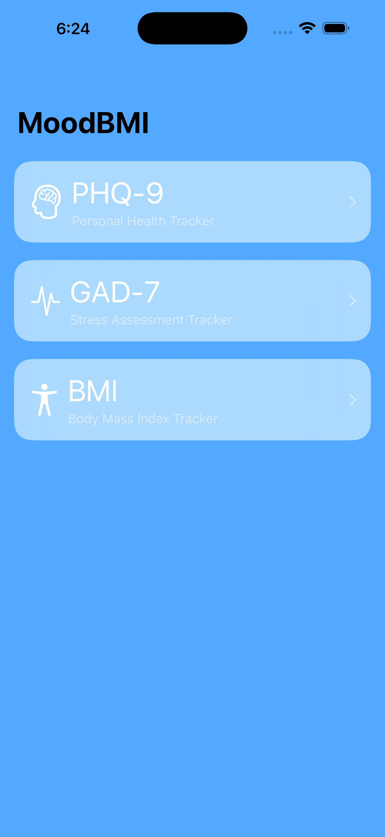MoodBMI Dashboard