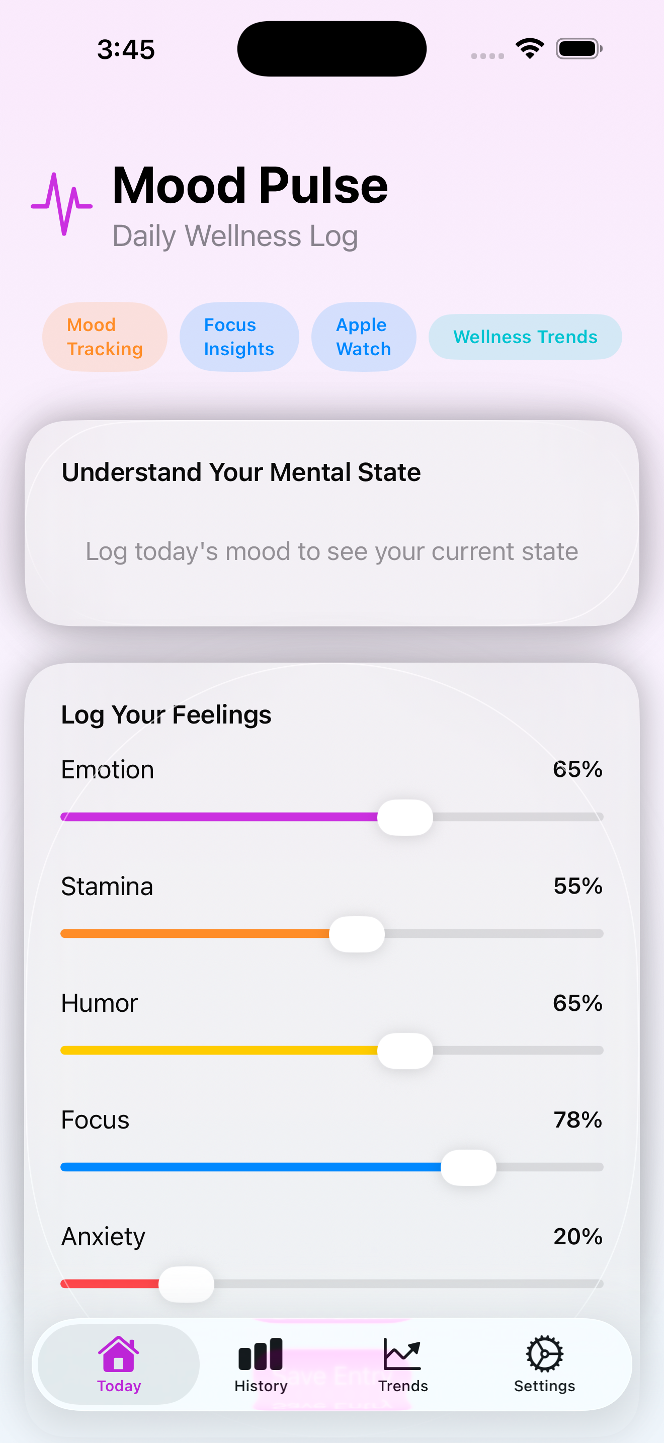 MoodPulse Dashboard
